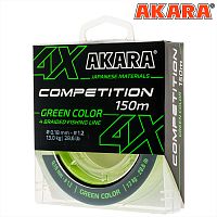 Шнур Akara Competition Green 150 м 0,14