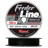 Леска Feeder Line 0,19 мм, 4,0 кг, 150 м, черная