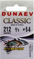 Крючок Dunaev Classic 212 #14 (упак. 9 шт)