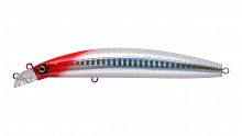 Воблер Минноу Strike Pro Top Water Minnow Long Casting 110, цвет: 022PPP-713 Redhead Silver, (JL-176