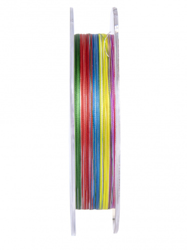 Леска плетёная LJ Vanrex EGI & JIGGING х4 BRAID Multi Color 150/010 фото 3