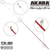 Хлыст уг. для сп. Akara SL1004 Micro Jig Ultra 762UL-S TX-30 (0,5-6) 2,3 м