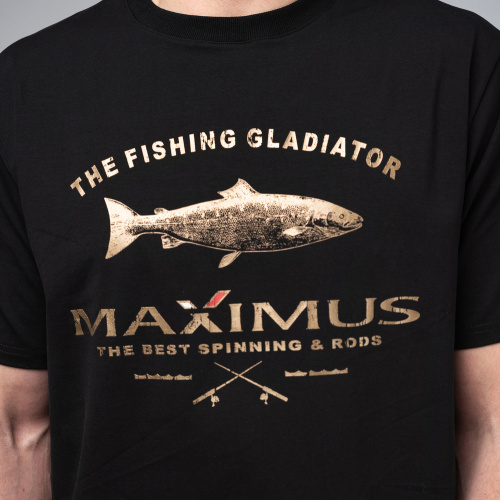 Футболка Maximus чёрная  L (MCTSBL) фото 3