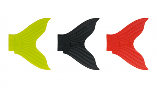 Набор сменных хвостов для воблера Strike Pro X Buster, цвет: Chartreuse, Black, Red (3 шт.)