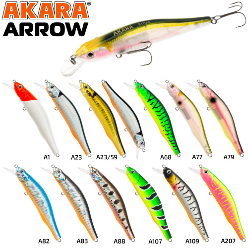Воблер Akara Arrow 80SP 8 гр. A107