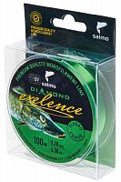 Леска моно. Salmo Diamond EXELENCE FLUORO COATED Green 100/028