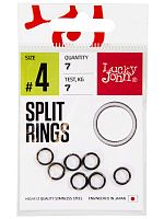 Кольца заводные LJ Pro Series SPLIT RINGS 07.6мм/07кг 7шт.