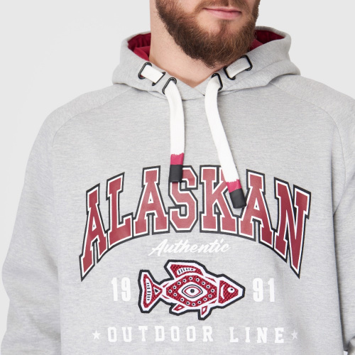 Толстовка Alaskan Promo Hoodie серый   M фото 3