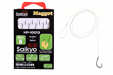 Крючки Saikyo KP-10013 Maggot BN  №8 (10шт) c повод.