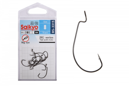 Крючки Saikyo BS-3315 BN № 8 (10 шт)