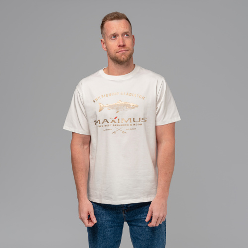 Футболка Maximus белая  XL
