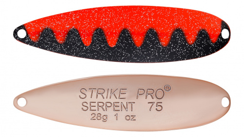 Блесна колеблющаяся Strike Pro Serpent Treble 75H, (ST-010B2#A88-KP)