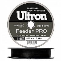 Леска ULTRON Feeder PRO 0,22 мм, 5,5 кг, 100 м, черная