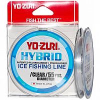 Леска монофильная Yo-Zuri Hybrid Ice 50м Clear (0,203мм) 4lbs
