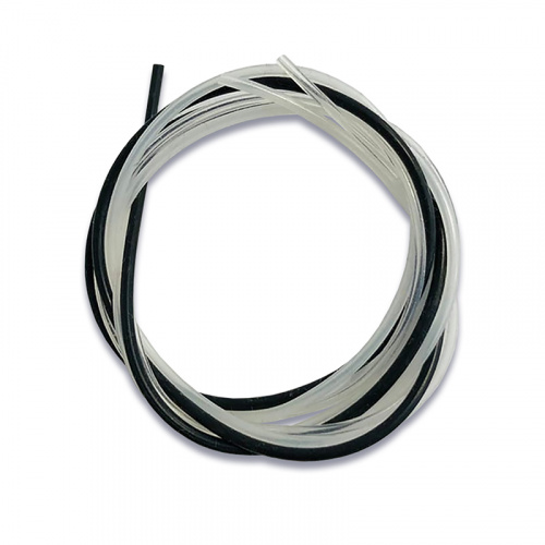 Кембрик силиконовый ZUB 0,5-1,0мм (3х30см)черный,белый, прозрачный фото 2