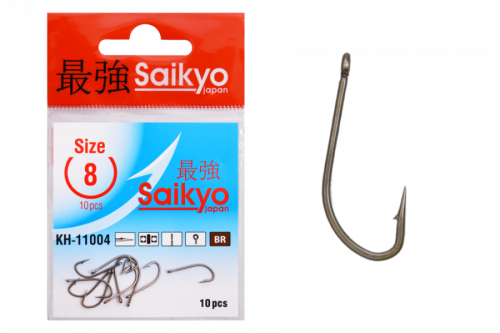 Крючки Saikyo KH-11004 Crystal BR  № 8 (10шт)