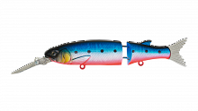 Воблер Составной Strike Pro Glider-X 105L, цвет: A234-SBO-LU Blue Back Silver OB Fluo, (EG-157L-SP#A