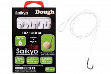 Крючки Saikyo KP-10084 Dough BN  №6 (10шт) c повод.
