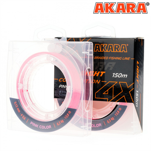 Шнур Akara Ultra Light Competition Pink 150 м 0,08
