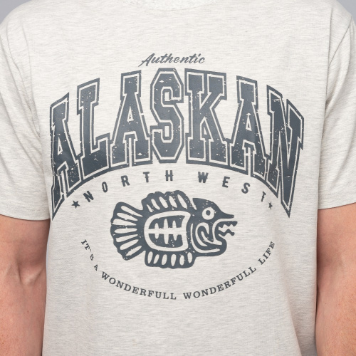 Футболка Alaskan светло-серая   S фото 3