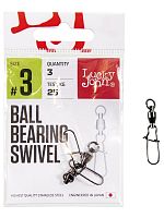 Вертлюги c застеж. и подш. LJ Pro Series BALL BEARING SWIVEL 008 3шт.