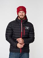 Куртка Alaskan Juneau Black  M утепленная стеганая черный /красный