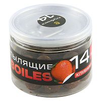 Бойлы CARPELLA Пылящие 14мм Клубника (35г)