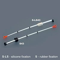 Кивок лавсановый на силиконе NOD S-LS43 (120 мм, жёсткость 0,50)