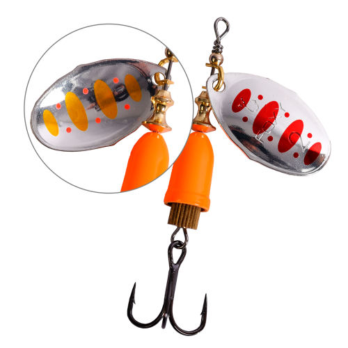 Блесна вращающаяся LureMax Foxy-4 16гр. 004/Or