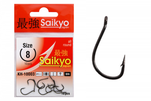 Крючки Saikyo KH-10003 Tanago BN № 8 (10шт)