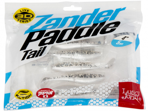 Виброхвосты LJ 3D Series Zander Paddle Tail 4.0in (10.00)/Z02 5шт. фото 3