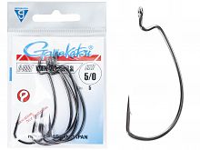 Крючки офсетные Gamakatsu Worm OFFSET EWG SL HOOKS BLACK разм. 5/0 5шт.