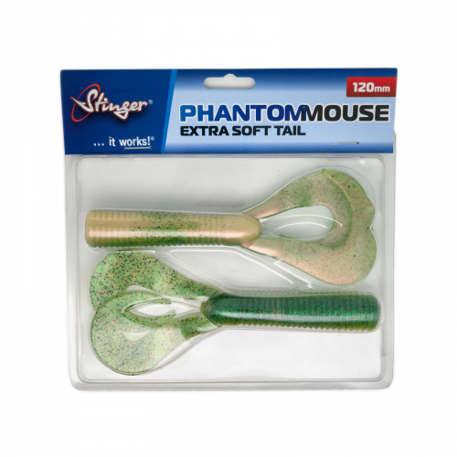 Запасные хвосты для Stinger Phantom Mouse, 2шт, Green фото 3