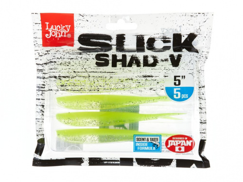 Слаги LJ 3D Series SLICK SHAD-V 5.0in (12,7) 008 5шт. фото 3