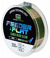 Леска моно. Feeder Concept FEEDER & FLAT Camo Neon Glow 200/023