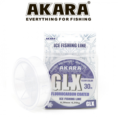 Леска Akara GLX ICE Clear 30 м 0,08 фото 2