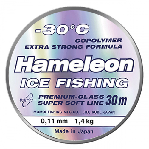 Леска Hameleon Ice Fishing, 30м 0,22мм 5,5кг