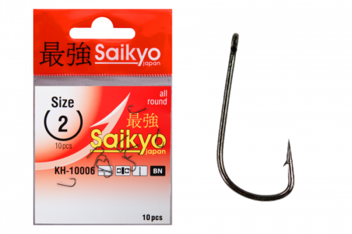 Крючки Saikyo KH-10006 Sode Ring BN № 2 (10шт)