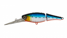 Воблер Составной Strike Pro Deep Runner 80, цвет: A234-SBO-LU Blue Back Silver OB Fluo, (EG-206#A234