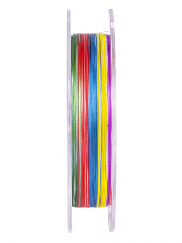 Леска плетёная LJ Vanrex EGI & JIGGING х4 BRAID Multi Color 150/012 фото 3