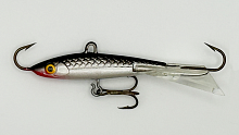 Балансир Strike Pro Super Ice 47, цвет: A010, цвет: Black Back Silver, хвост: прозрачный