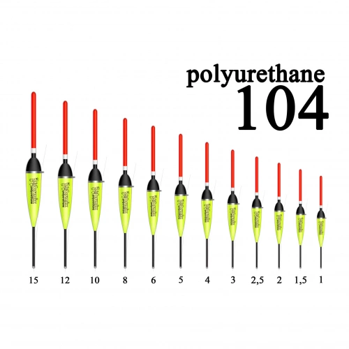 Поплавок Wormix полиуретан, серия 104, 2,5гр, 10шт/уп