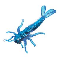Резина Microkiller подёнка 30мм, синий флюо, 12шт в уп. 10405