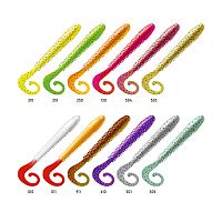 Приманка ZUB-MINOGA  75мм(3")-6шт, (цвет 503) коричневый с блестками