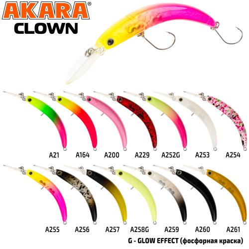 Воблер Akara Clown 55SS 2,5 гр. A254