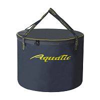 Герметичное ведро AQUATIC В-17С для замешивания корма с крышкой 72л (цвет: синий)