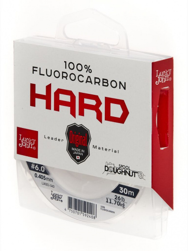 Леска монофильная Lucky John FLUOROCARBON Hard 030/040