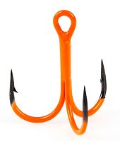 Крючки-тройники Lucky John  Orange UV LJH201 разм.002 6 шт.