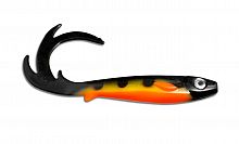 Силиконовая приманка Flatnose Dragon, цвет: Black Okoboji Perch, (FN-D_BOP-08)