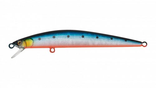 Воблер Минноу Strike Pro Slingshot Minnow 90, цвет: A234-SBO-LU Blue Back Silver OB Fluo, (EG-146F#A